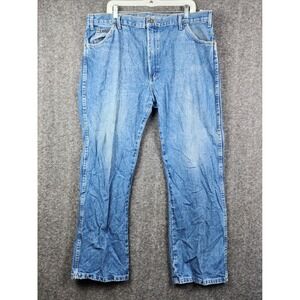 Big Smith Work Clothes Jeans Men 40x30 Blue Straight Leg Denim W916263